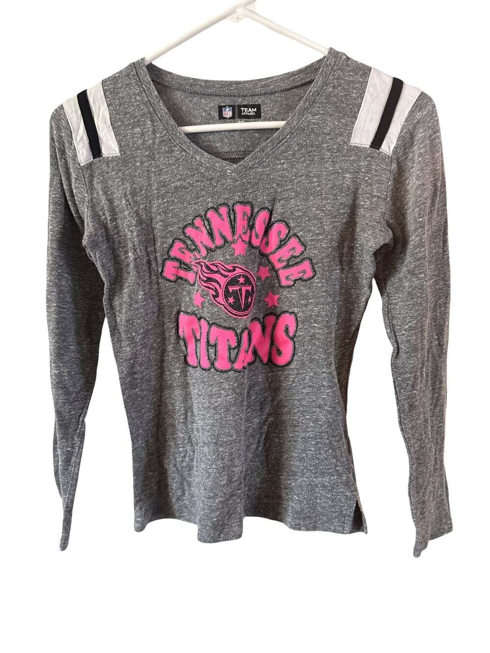 NFL Team Apparel Tennessee Titans Long Sleeve T-Shirt Size Youth 10/12